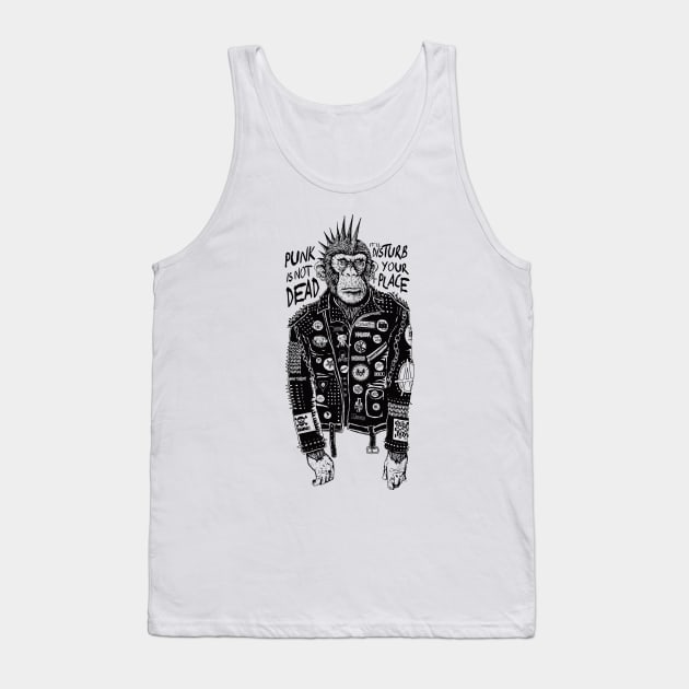 Punk is not dead Tank Top by primate